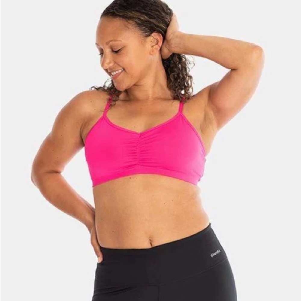 Handful Pink Sports Bra